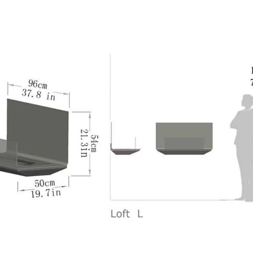 biochimenea-loft-XL-dimensiones